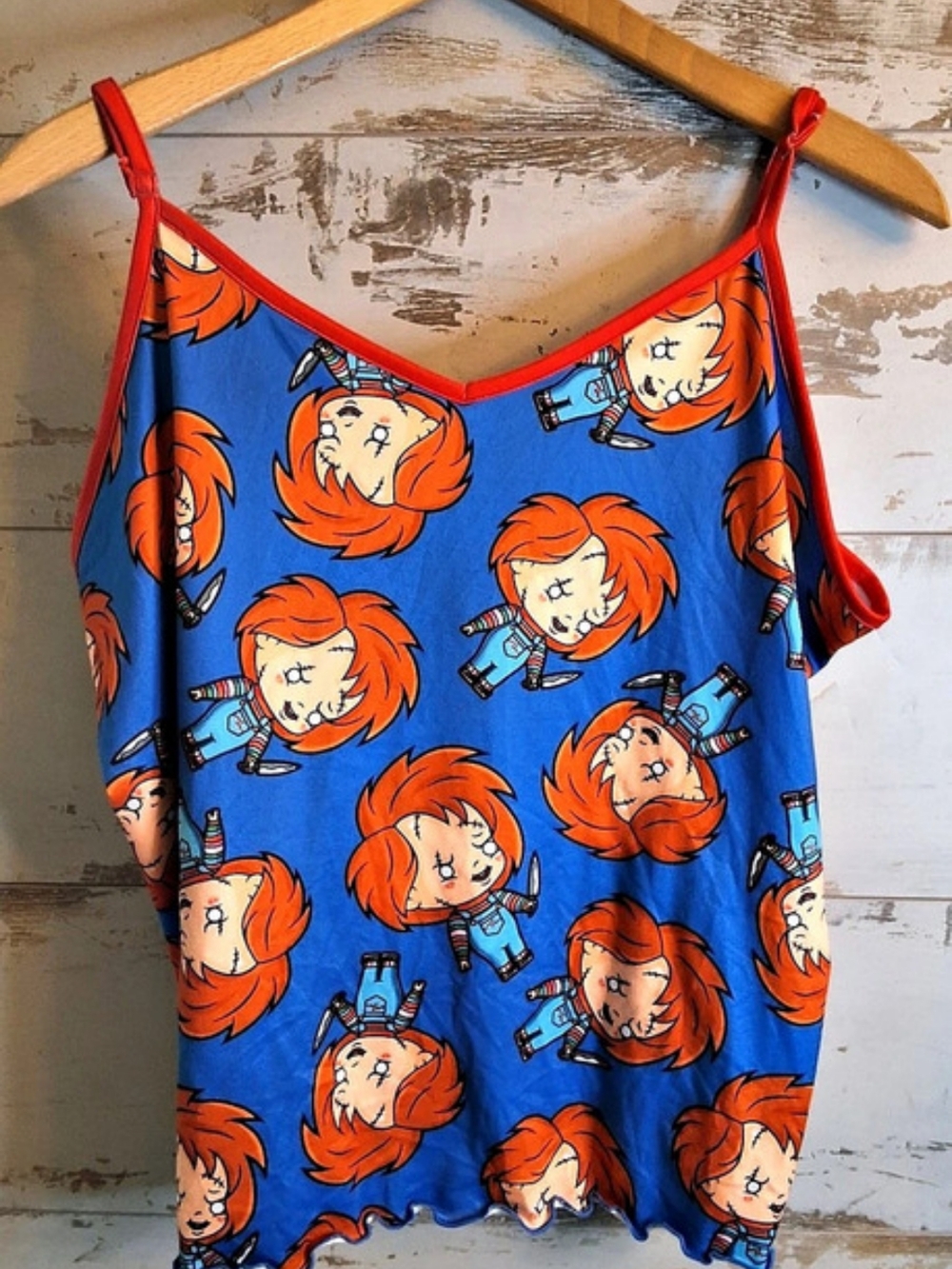 Chucky 2 Piece Womens Pajamas Xl Shorts & Tank